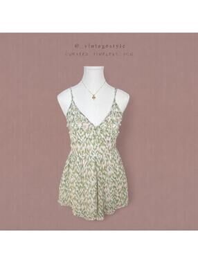 Francesca S Women's Multi and Green Playsuit-romper